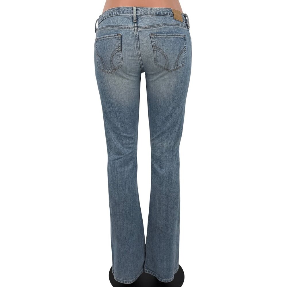Vintage Hollister Cali Flare Low-Rise Jeans| Y2K McBling Grunge Fairycore Skater - Picture 5 of 16
